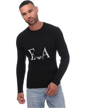 Armani Crewneck Jumper - Black