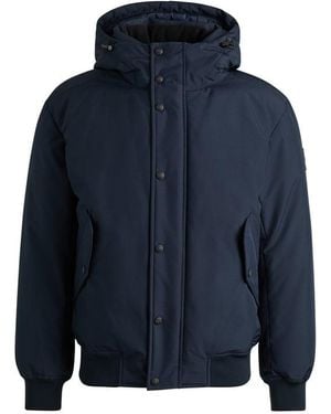 BOSS Water Repellent Parka Jacket - Blue