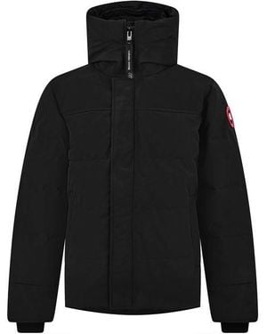 Canada Goose Macmillan Duck Down Hooded Long Sleeve Parka - Black