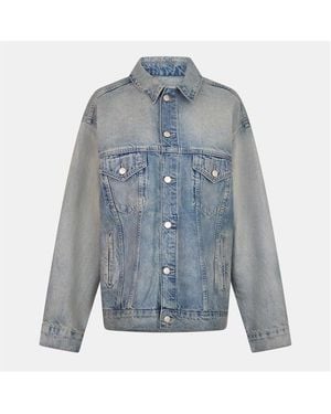 GOOD AMERICAN Os Denim Jacket - Blue