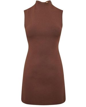 Cult Gaia Cut Out Dress - Brown