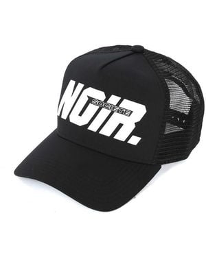 societe NOIR Reflective Trucker Cap - Black