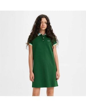 Levi's Pia Polo Dress Ld99 - Green