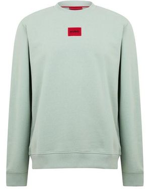 HUGO Long Sleeve Contemporary Sweatshirt - Brown