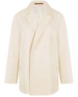 BOSS Cusana Overcoat - White