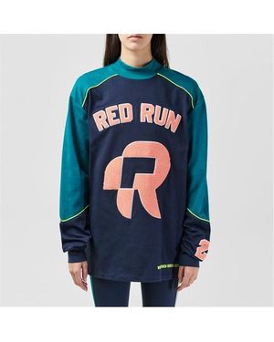 Red Run Skater T-Shirt - Blue