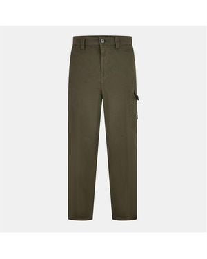 Stone Island Ripstop Cargo Trousers - Green