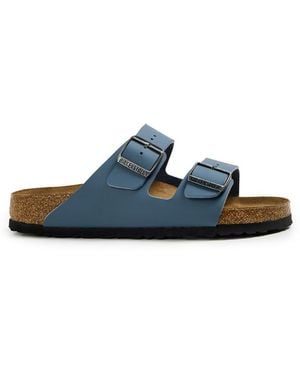 Birkenstock Contoured Footbed Adjustable Flat Sandals - Blue