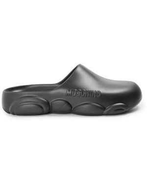 Moschino Slider Slippers - Black