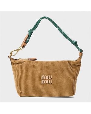 Miu Miu Miu Cord Sml Bg Ld62 - Metallic