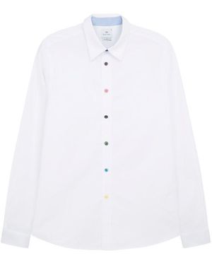 Paul Smith Multi Oxford Shirt - White