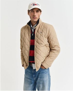 GANT Quilted Windcheater Jacket - Blue