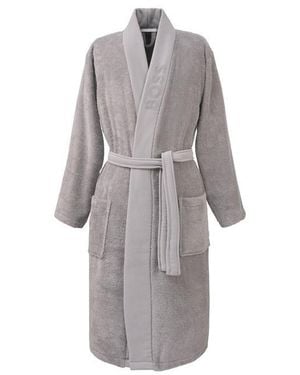 HUGO Boss Plain Kimono Robe - Grey