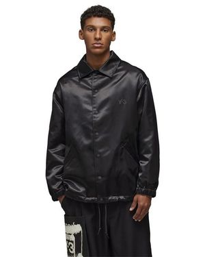 Y-3 Graphic Coach Jacket - Black