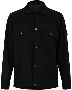 Stone Island Ghost Ghost Overshirt - Black
