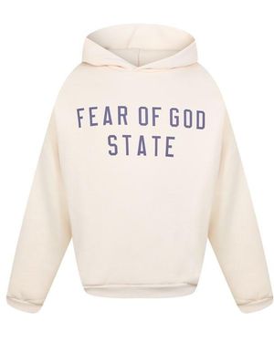 Fear Of God Fleece Hoodie - White