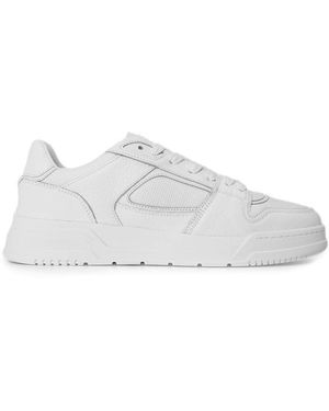 Cleens Lay Up Low-Top Trainers - White