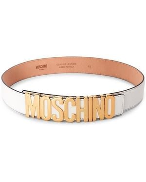 Moschino Leather Belt - Brown