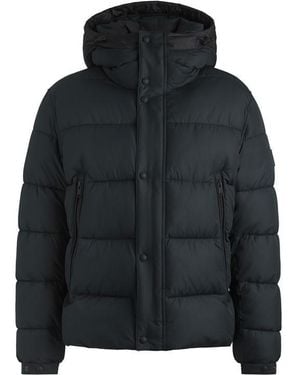 BOSS Omaris Water-Repellent Hooded Long Sleeve Short Puffer Jacket - Black