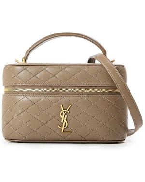 Saint Laurent Gabby Vanity Bag - Brown