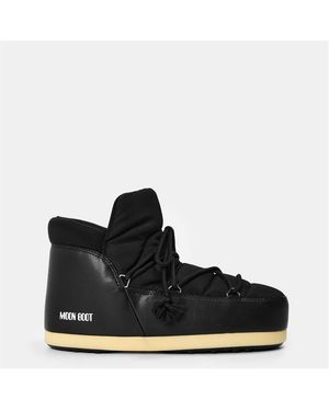Moon Boot Pump Water Resistant Padded Snow Boots - Black