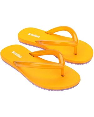 Melissa Airflow Flip Flops - Yellow