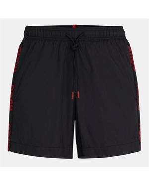 HUGO Fab Swim Shorts - Brown