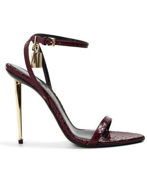 Tom Ford Padlock Heels - Metallic