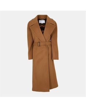 Stella McCartney Stella Belted Coat Ld54 - Brown