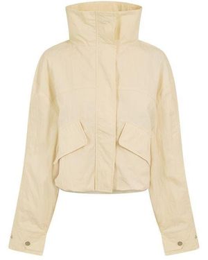 The Couture Club Funnel Neck Softshell Jacket - Natural