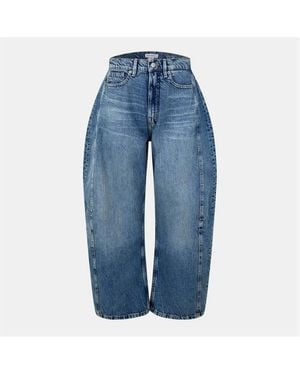 GOOD AMERICAN Good Barrel Jeans - Blue