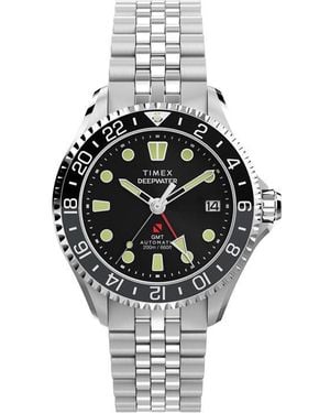 Timex Meridian Quartz Analogue Watch - Metallic