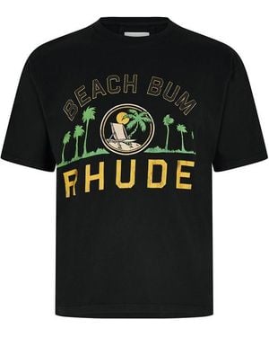 Rhude Palmera Tee - Black