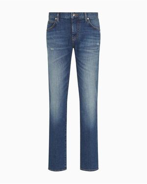 Emporio Armani Tapered Jeans - Blue
