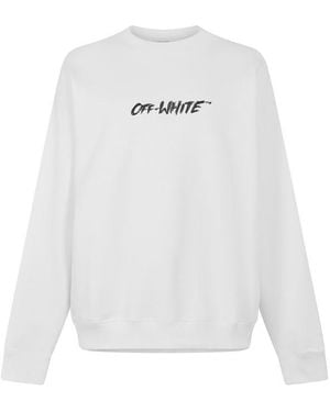 Off-White c/o Virgil Abloh Off Crew Sweatshirt - White