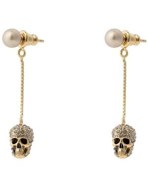 McQueen Alex Skull Pendant E Ld63 - White