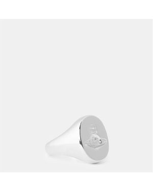 Vivienne Westwood Viv Vw Seal Ring Ld54 - White