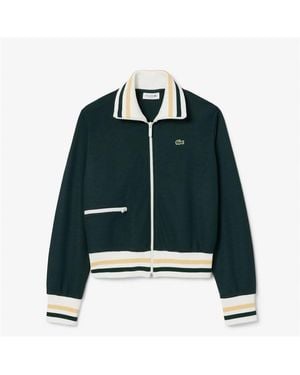 Lacoste Breathable Tracksuit Top - Black