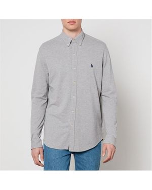 Ralph Lauren Long Sleeve Plain Shirt - Grey