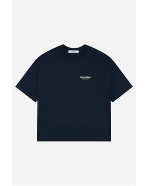 About Blank Oversized T-Shirt - Blue