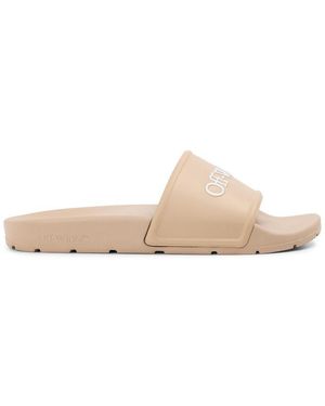 Off-White c/o Virgil Abloh Pool Sliders - Natural