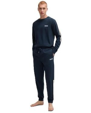 BOSS Iconic Long Set 10241854 02 Hoody - Blue