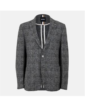 BOSS Hanry Tailored Formal Jacket - Grey