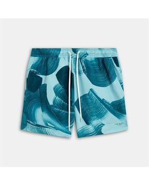 Ted Baker Printed Swim Short - Blue