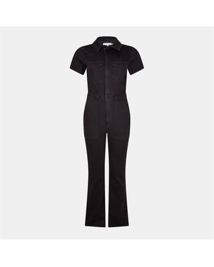 GOOD AMERICAN Bootcut Jumpsuit - Black