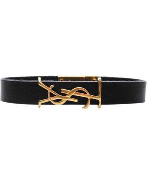Saint Laurent Cassandre Bracelet - Brown