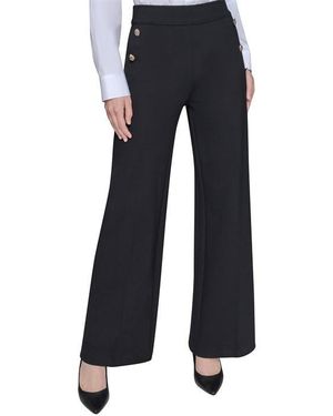 KARL LAGERFELD Sportswear Wide Leg Trousers - Blue