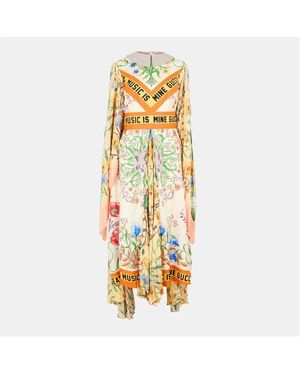 Gucci Floor-Length Tailored Maxi Dress - Metallic