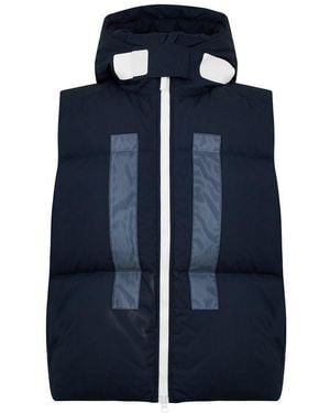Stone Island Marina Hooded Down Gilet - Blue