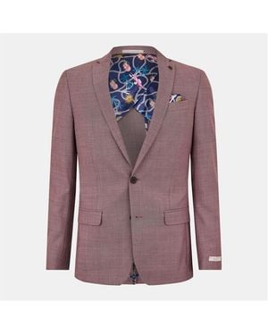 Ted Baker Buggy Lined Suit Jacket - Purple